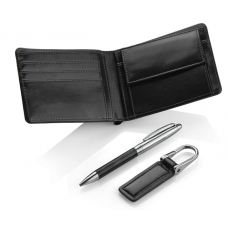 Dāvanu komplekts - Maks, piekariņš un pildspalva melns