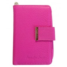 Dabīgas ādas rozā maks Nr. 165/19