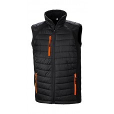 Pārstrādāta polsterēta softshell veste  R238X