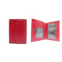 Dabīgas ādas sarkans maks Nr. m4s