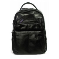 Katana - Dabīgas ādas melna mugursoma 