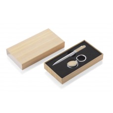Dāvanu komplekts - Atslēgu piekariņš un pildspalva 