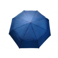 Zils salokāms lietussargs