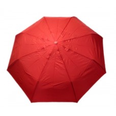 Sarkans salokāms lietussargs