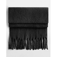 Pūkaina šalle - melna 