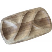 Ēdiena pasniegšanas trauks ozolkoka. OAK019
