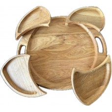 Ēdiena pasniegšanas trauks ozolkoka. OAK020