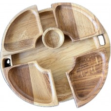 Ēdiena pasniegšanas trauks ozolkoka. OAK021