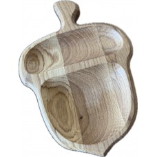 Ēdiena pasniegšnas trauks zīle- ozolkoka. OAK024