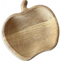 Ēdiena pasniegšnas trauks abola formā - ozolkoka. OAK027