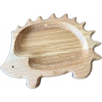 Ēdiena pasniegšnas trauks Ezis - ozolkoka. OAK030