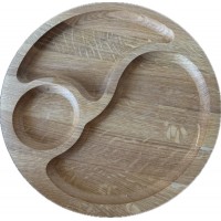 Ēdiena pasniegšanas trauks ozolkoka. OAK042