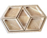 Ēdiena pasniegšanas trauks ozolkoka. OAK045