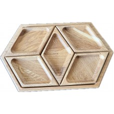 Ēdiena pasniegšanas trauks ozolkoka. OAK045
