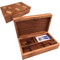 Spēļu komplekts - kārtis, domino, kauliņi 320073