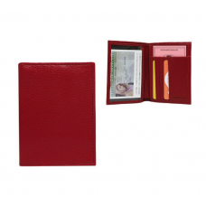 Dabīgas ādas sarkans auto dokumentu maks Nr.285/2