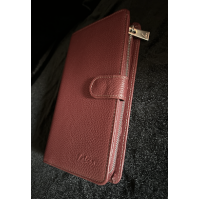 Katana Sarkans dabīgas ādas maks Nr. 317/43